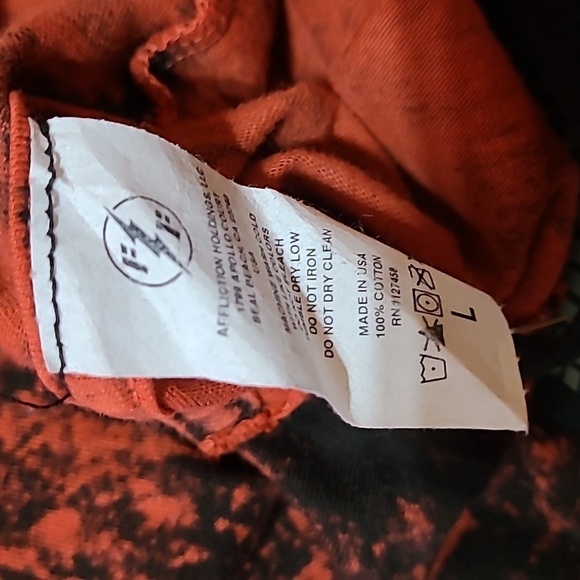 FAST & FURIOUS BY AFFLICTION V-NECK BURN-OUT TEE-SHIRT - Picture 15 of 15